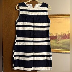 Peach Love California Navy & White Dress - Women’s size large
